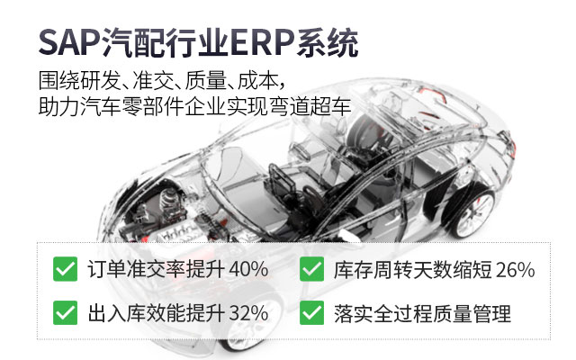 寧波汽配ERP,汽配sap數(shù)字化解決方案,汽配工廠SAP系統(tǒng)管理,汽配企業(yè)SAP實(shí)施,汽配sap,SAP實(shí)施方